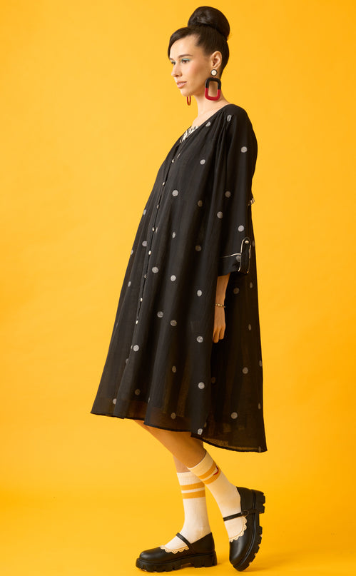Black and White Shirt Dress