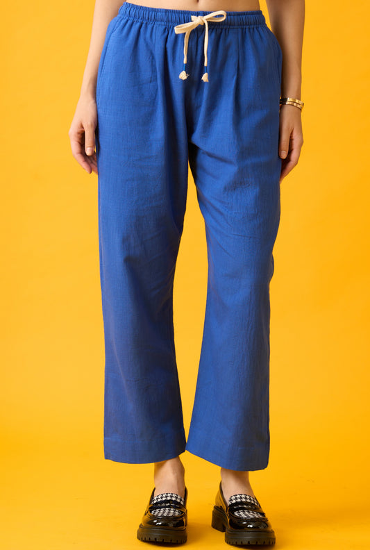 Blue Drawstring Pants