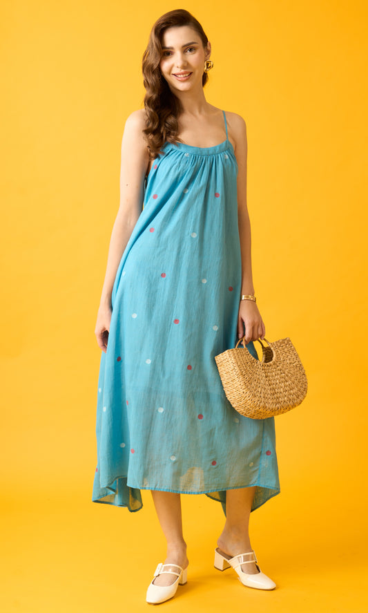 Blue Choga Dress