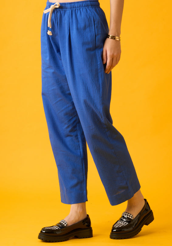 Blue Drawstring Pants