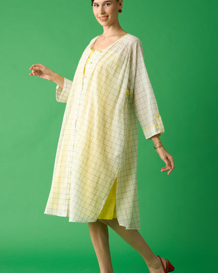 Off White Shirt Dress