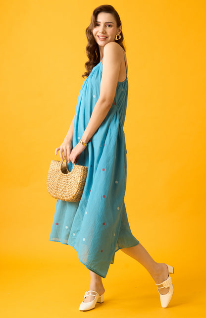 Blue Choga Dress