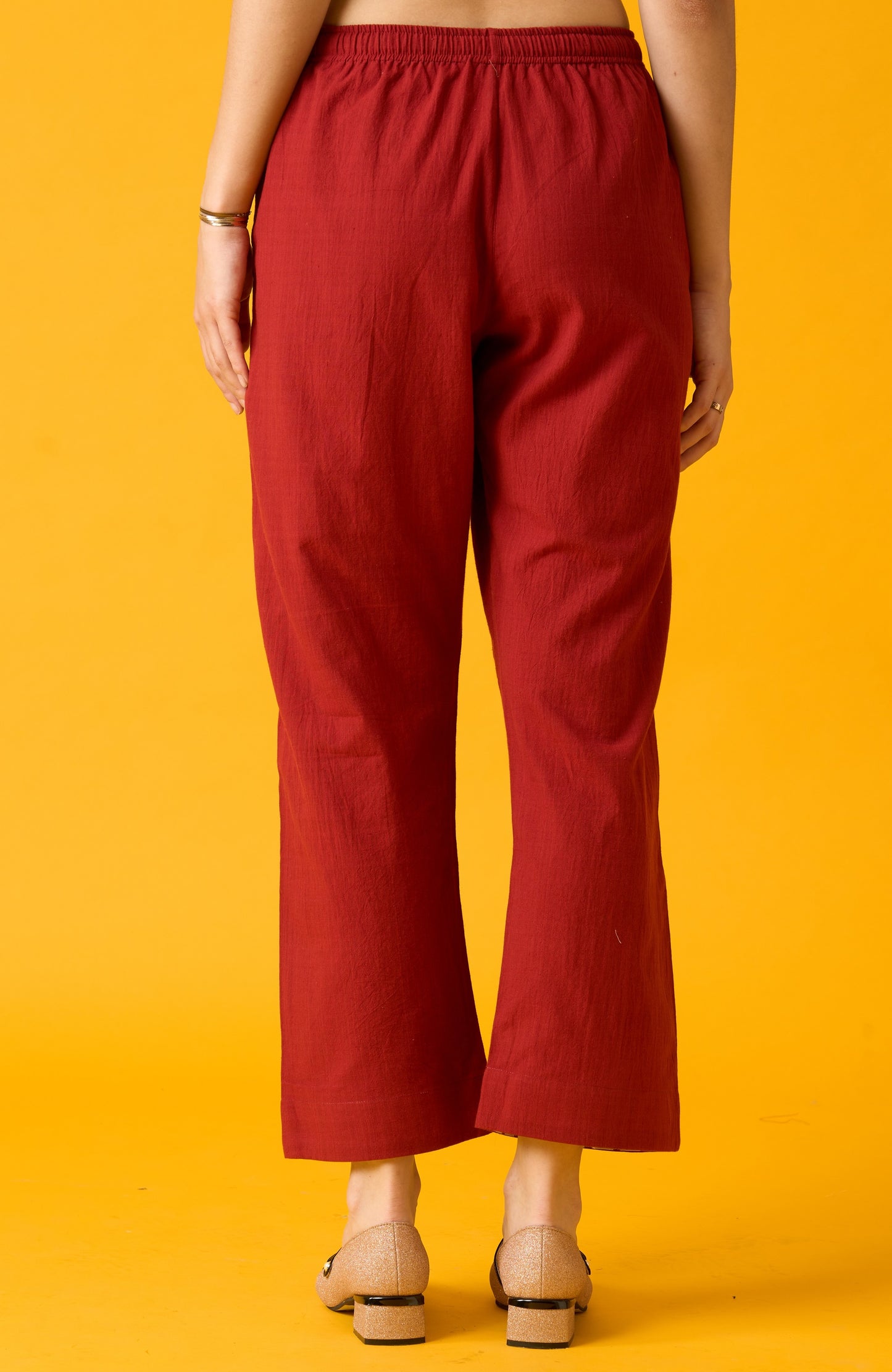 Red Drawstring Pants