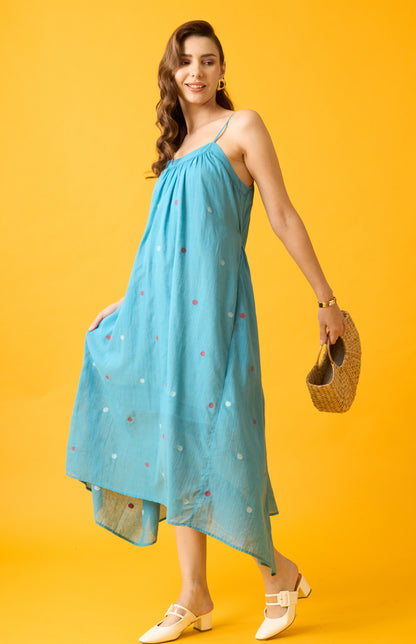 Blue Choga Dress