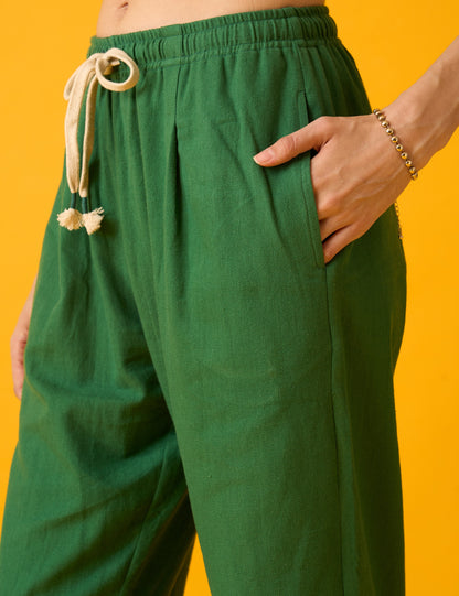 Green Drawstring Pants