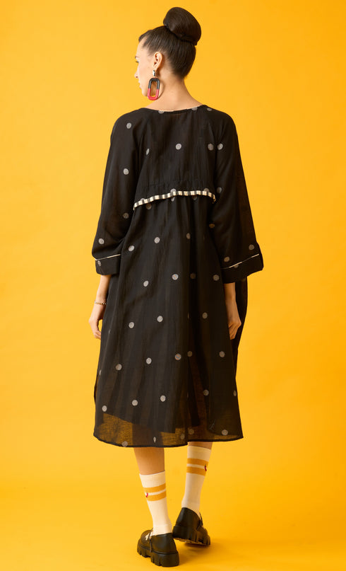 Black and White Shirt Dress