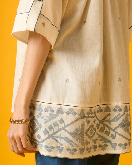 White Peter Pan Collar Shirt