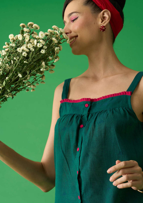 Green Cami Top
