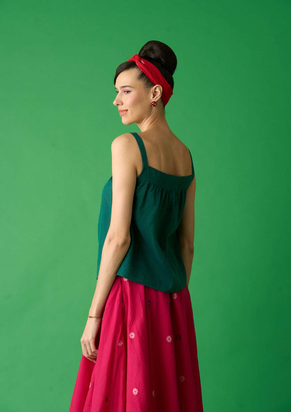Green Cami Top